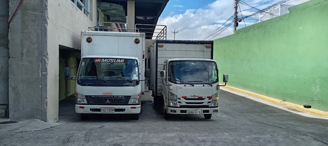 Flota de camiones Transmarcel para mudanzas interprovinciales